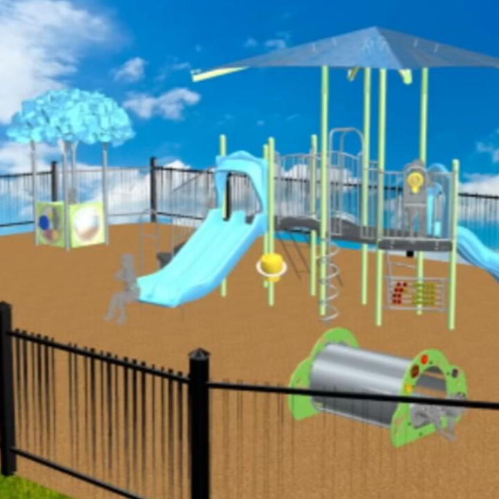 Our Savior Lutheran accessible playground rendering